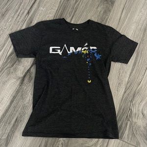 PAC Man Gamer Gray T-Shirt Medium